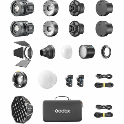 Godox RS60Bi kit com 2 LED 1