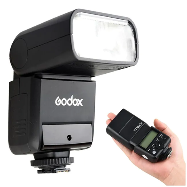 Flash Godox TT350 para câmeras