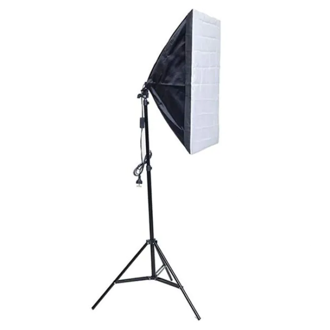LUMIFY 2個セット Kit Luz Contínua Softbox 50x70 E27 + Tripe 2m Youtuber | Lumitecfoto