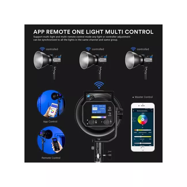 Luz de Vídeo LED SOKANI X60 RGB com APP | Lumitecfoto