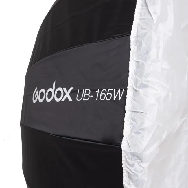Sombrinha Parabólica Branca Godox UB-165W Com Difusor | Lumitecfoto