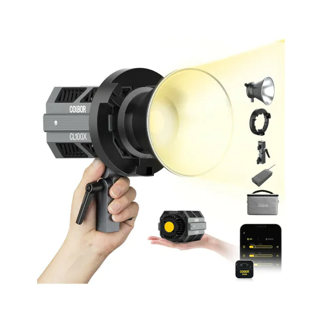 Iluminador Led Colbor CL100x Bicolor 100w Ultracompacto