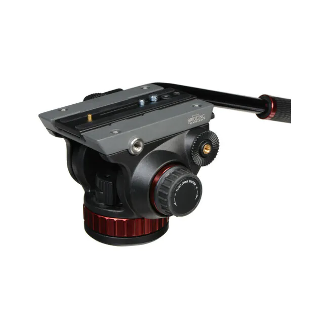SLIK PRO500HD＊Manfrotto MVH502AH Manfrotto Cabeça de vídeo MVH502AH