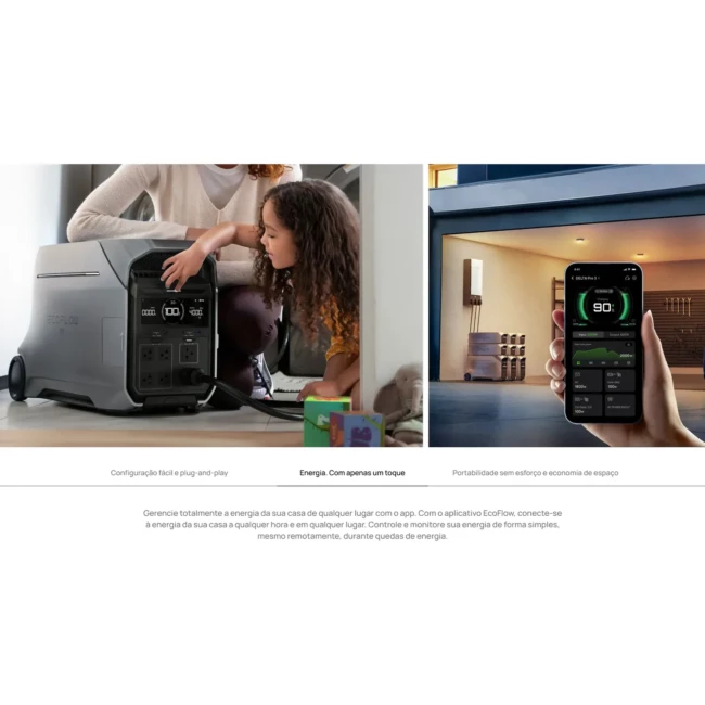 EcoFlow Delta PRO 3 - Estação De Energia Portátil 8000W / 4096Wh