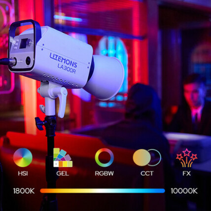 Godox Litemons LA300R RGB LED (Kit com 3 luzes)