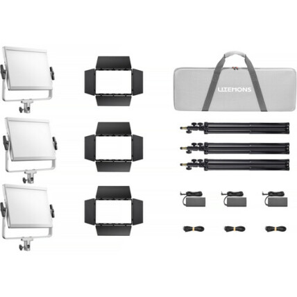 Painel Godox Litemons LP1200R LED (Kit 3) 1