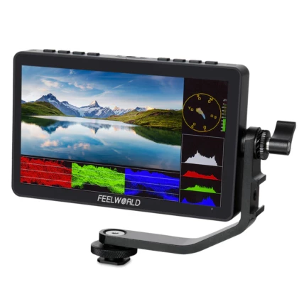 FEELWORLD F5 Pro V4  3D LUT DSLR Com tela de toque de 6 polegadas com kit externo F970