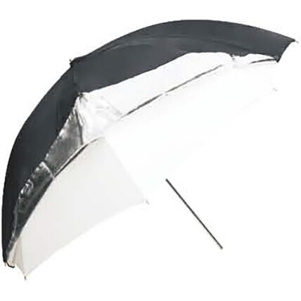 Sombrinha Godox Com Capa Removível Prata e Branco 82cm 1