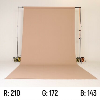 Fundo Fotográfico Papel 25 Marron Claro 2,70x10m