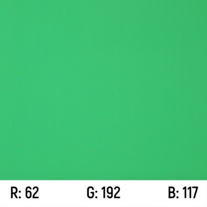 Fundo Fotográfico Papel 54 Verde Chroma 2,70x10m