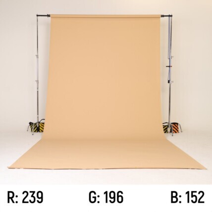 Fundo Fotográfico Papel 66 Creme Médio 2,70x5m