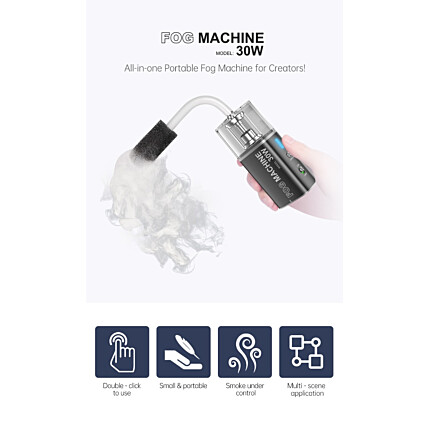 Máquina de fumaça portátil LensGo LYNCA Fog Machine 30W