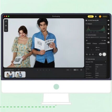 Evoto - Editor de Fotos com IA - Software e APP
