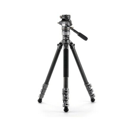 Tilta Tripé de Fibra de Carbono VT05 com Cabeça Hidráulica 3 estágios (5 kg) 1