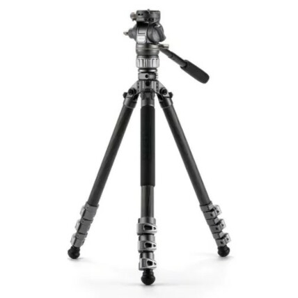 Tilta Tripé de Fibra de Carbono VT05 com Cabeça Hidráulica 3 estágios (5 kg) 1