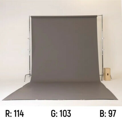 Fundo Fotográfico Papel 57 Cinza Escuro Trovão 2,70x10m