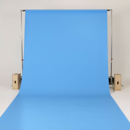 Fundo Fotográfico Papel 61 Blue Lake Azul 2,70x10m