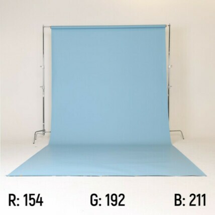 Fundo Fotográfico Papel 60 Azul Oceano 2,70x10m