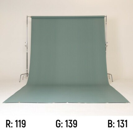 Fundo Fotográfico Papel 176 Gentian Green Verde 2,70x10m