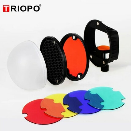 Kit de acessórios para flash Speedlite Triopo TR-08 1
