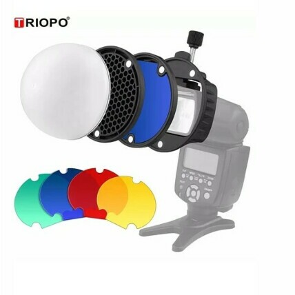 Kit de acessórios para flash Speedlite Triopo TR-08 2