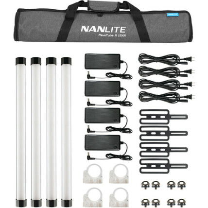Nanlite PavoTube II 15XR Kit 4 RGB LED Pixel Tube Light 1