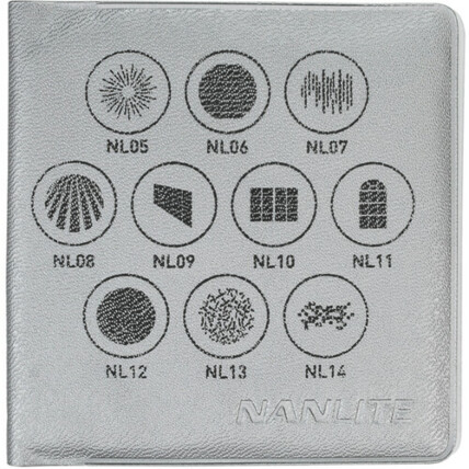 Nanlite Gobo para Spotlight FM Set 1 para PJ-FZ60-19/36 1