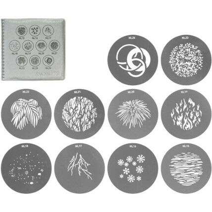 Nanlite Gobo para Spotlight FM Set 2 para PJ-FZ60-19/36 1