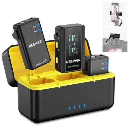 Microfone de Lapela Sem Fio Profissional NEEWER CM28 PRO