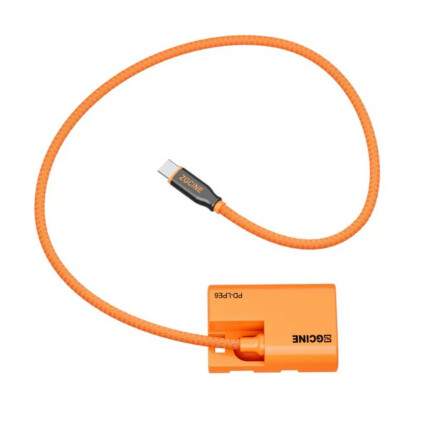 Adaptador ZGCINE USB-C para LPE6 cabo de bateria fictício Canon 1