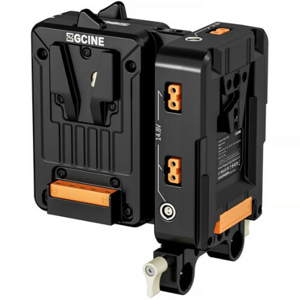 Placa de bateria V-Mount dupla VM-HS2 ZGCINE 1