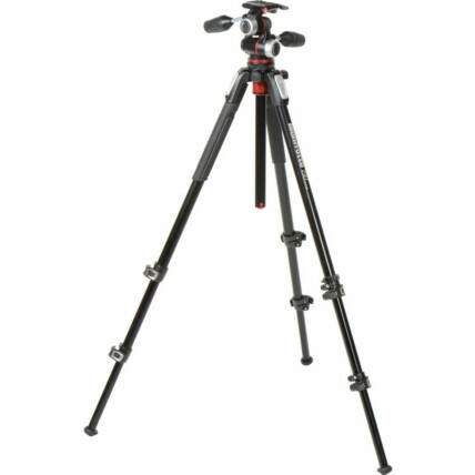 Manfrotto Tripé de alumínio MK190XPRO3-3W com cabeça de 3 vias 1