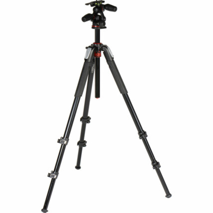 Manfrotto Tripé de alumínio MK055XPRO3-3W com cabeça 3 vias 1