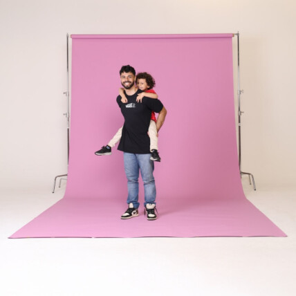 Fundo Fotográfico Papel 143 Rosa Pink 2,70x10m