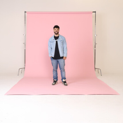 Fundo Fotográfico Papel 170 Rosa Bebê 2,70x10m