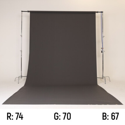 Fundo Fotográfico Papel 200 Cinza Carbon Gray 2,70x10m