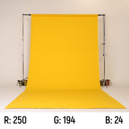 Fundo Fotográfico Papel 14 Forsythia Yellow Amarelo 2,70x10m