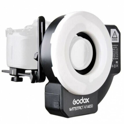Ring Flash Witstro AR400 - Godox 4 e Led - 2 em 1 1