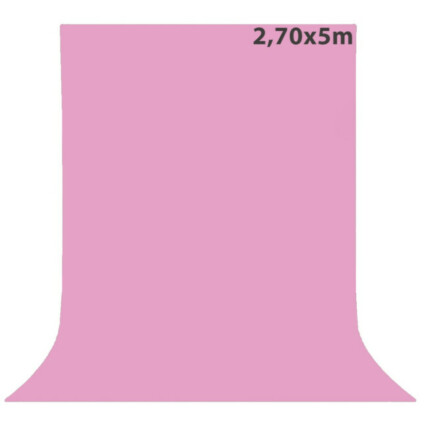 Fundo Fotográfico Papel 17 Rosa Claro Carnation Pastel Pink 2,70x5m 1
